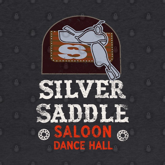 Retro Vintage Silver Saddle Saloon Las Vegas by StudioPM71